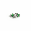 Green chain ring fidget