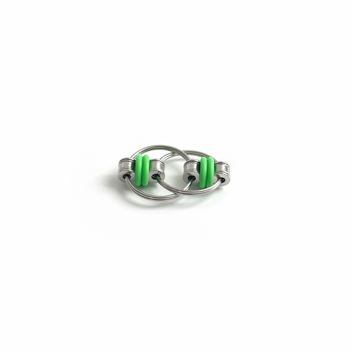 Green chain ring fidget