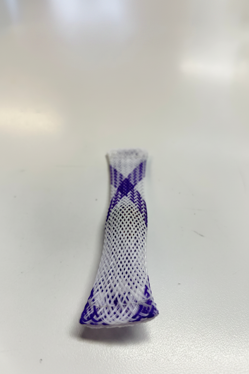 White purple tube